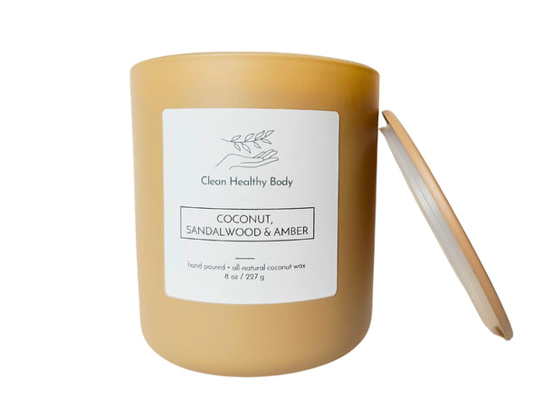 Coconut Sandalwood Amber Candle